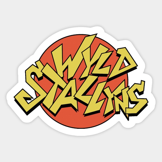 WYLD STALLYNS RULE! Sticker by Clobberbox